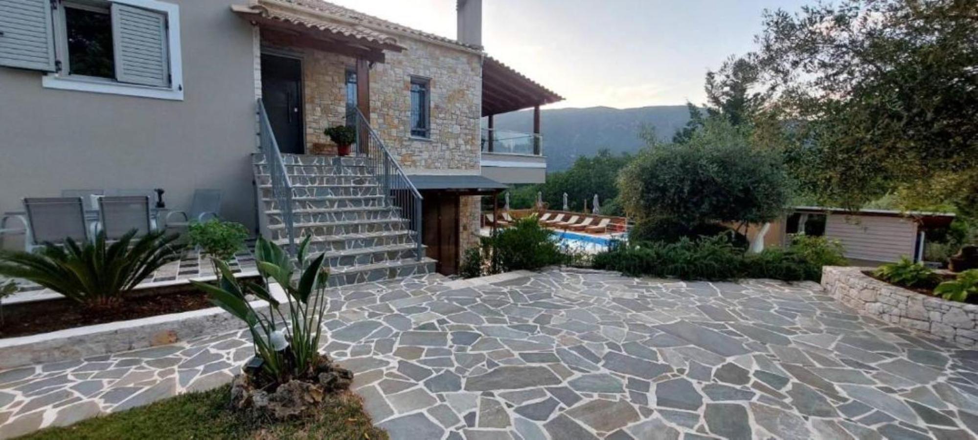 Вилла Petra House Ano Korakiana Экстерьер фото