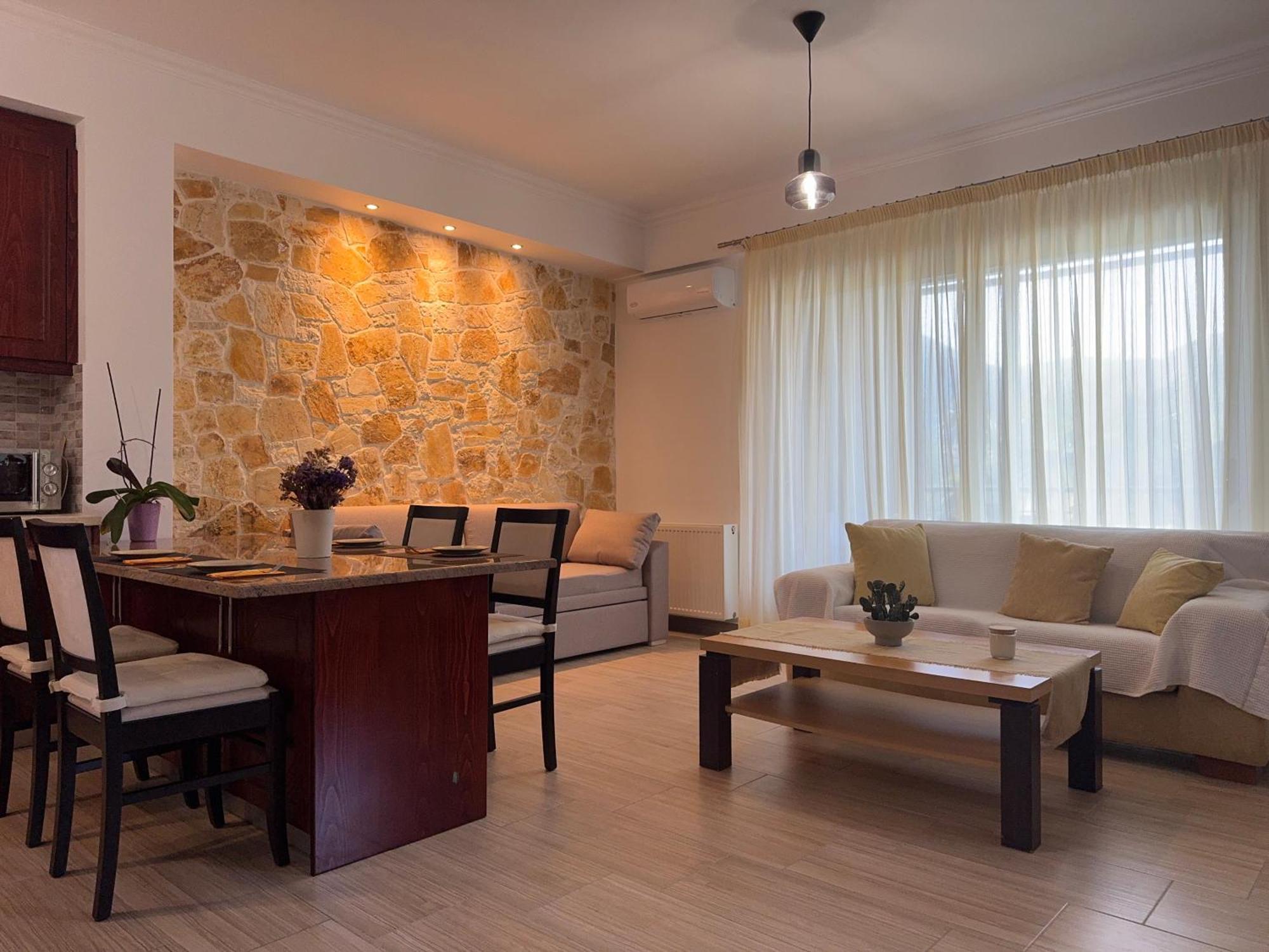 Вилла Petra House Ano Korakiana Экстерьер фото
